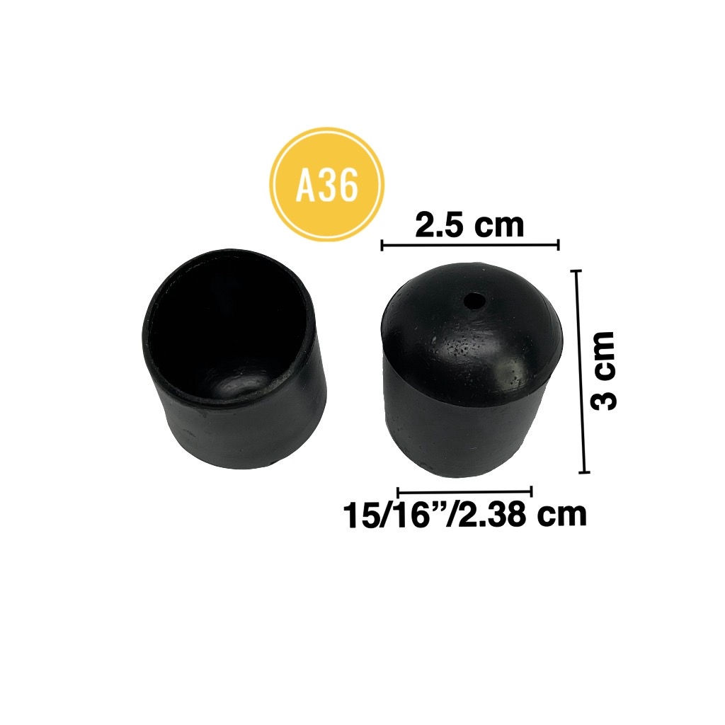 15/16"  จุกพลาสติกกลมสวมนอก (A36) djung plastics