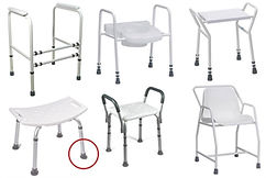 อะไหล่ เก้าอี้อาบน้ำ เก้าอี้คนพิการ