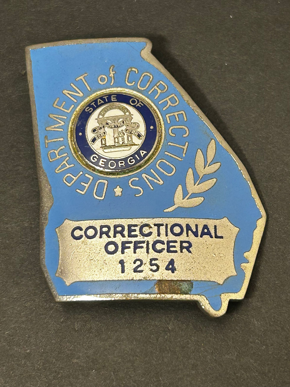 Thumbnail: Georgia Department of Corrections Correctional Officer #1254 Badge