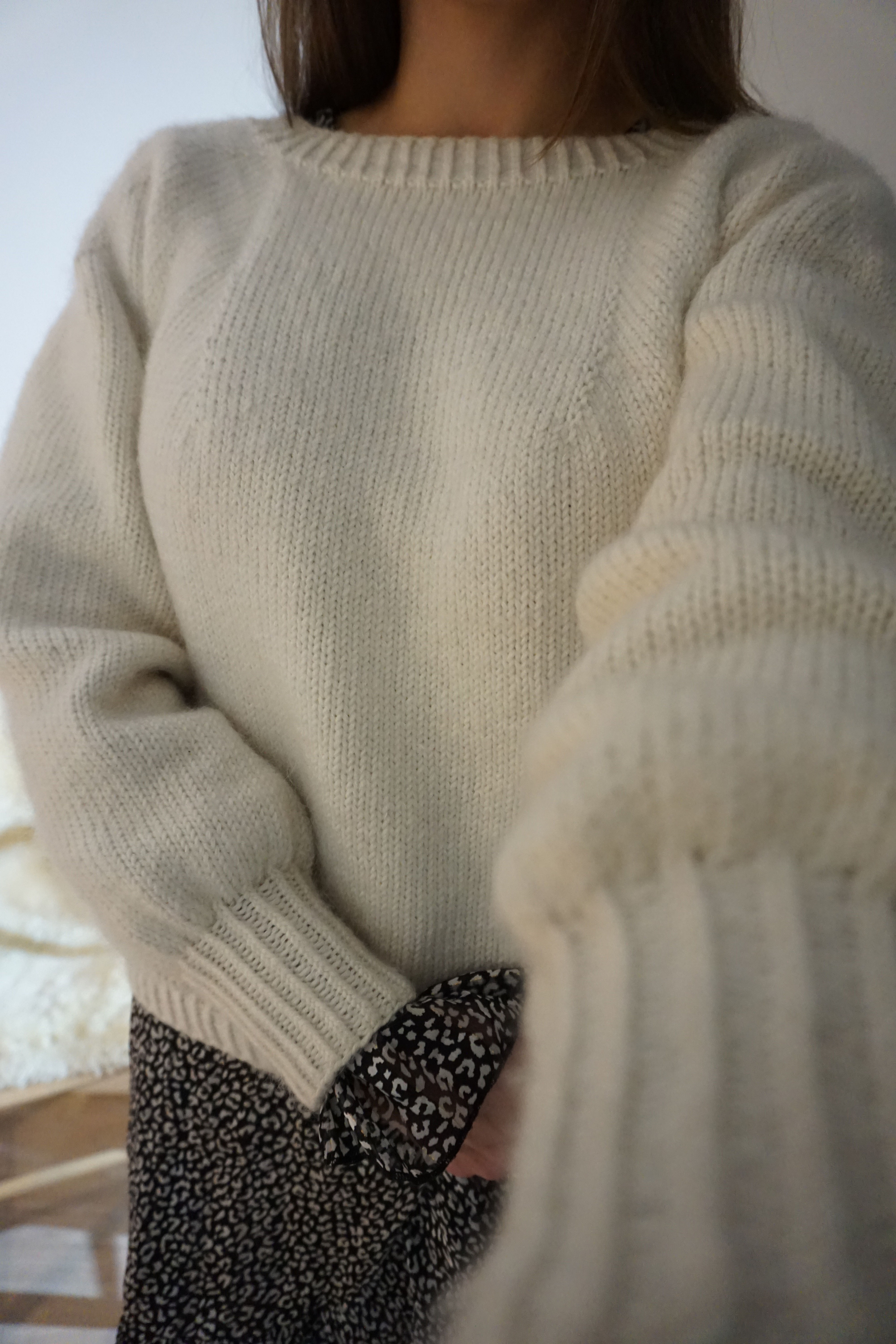 Hanna fullorðins peysa - uppskrift