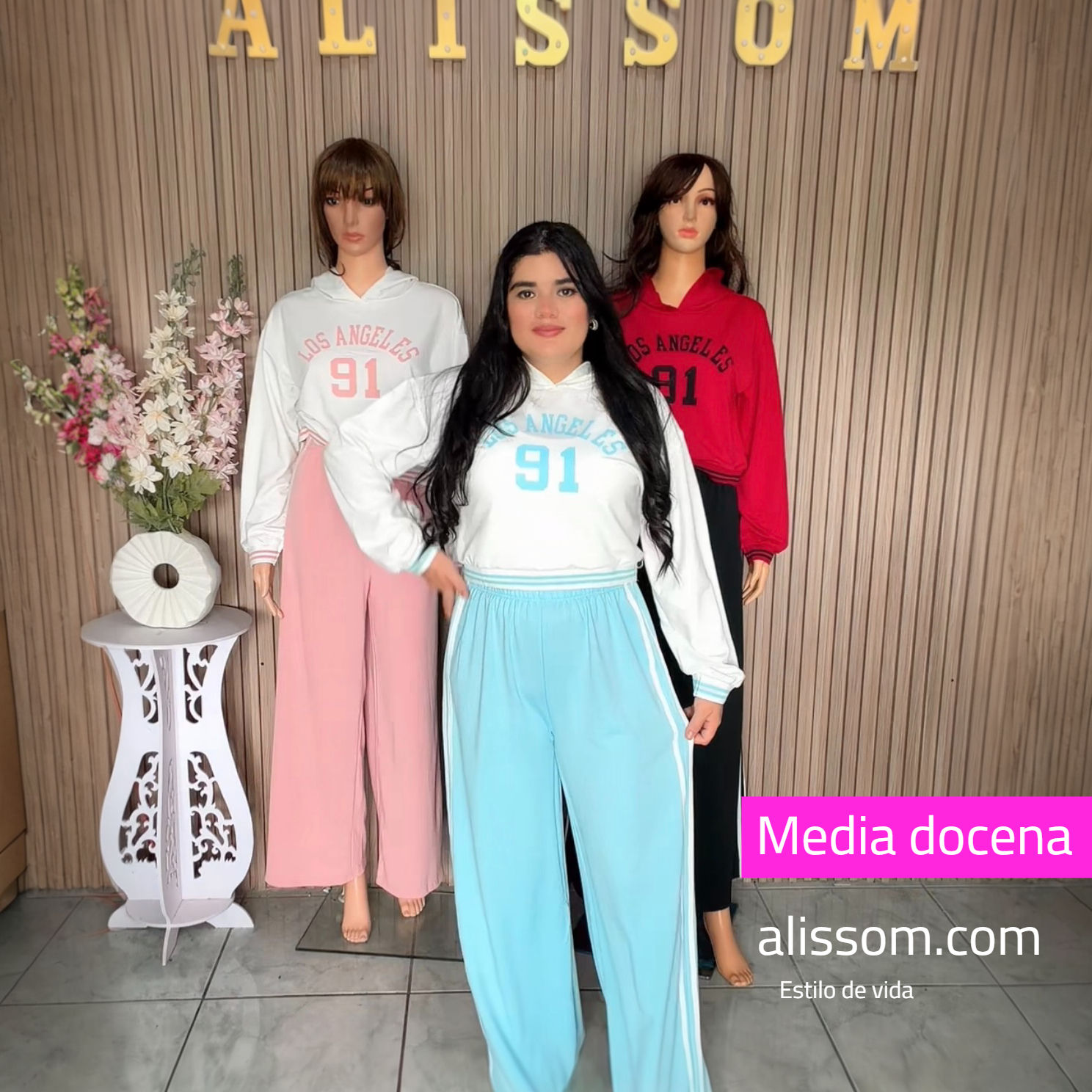 QS-1460 Media docena conjunto de pans y suéter deportivos