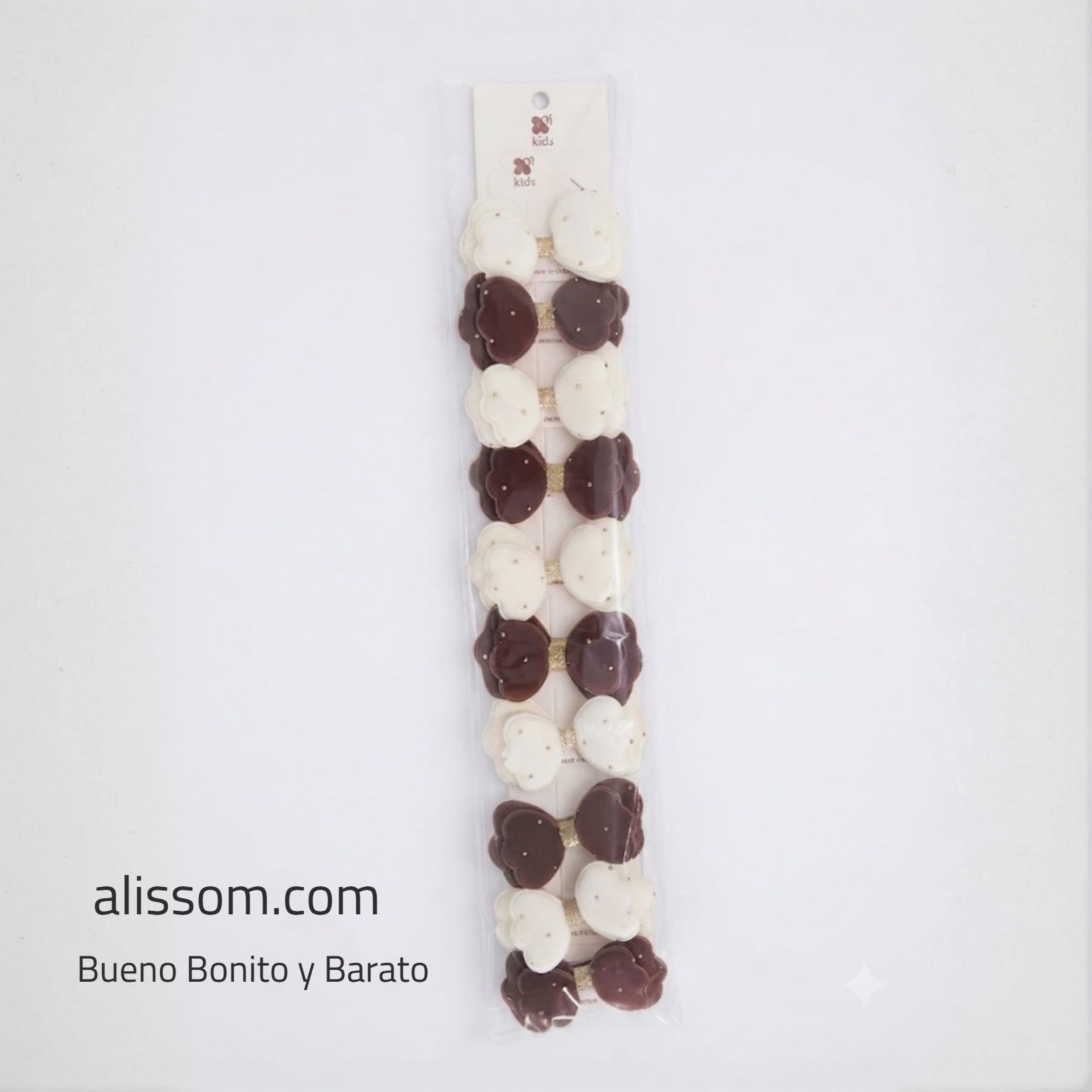 HY2245 pinza para cabello moña con diamantes 