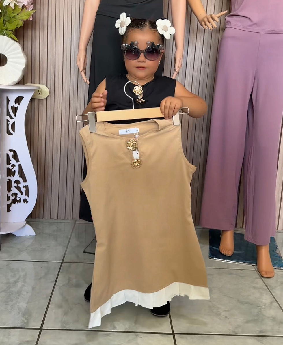 Thumbnail: Z0486 vestido niña elegante 