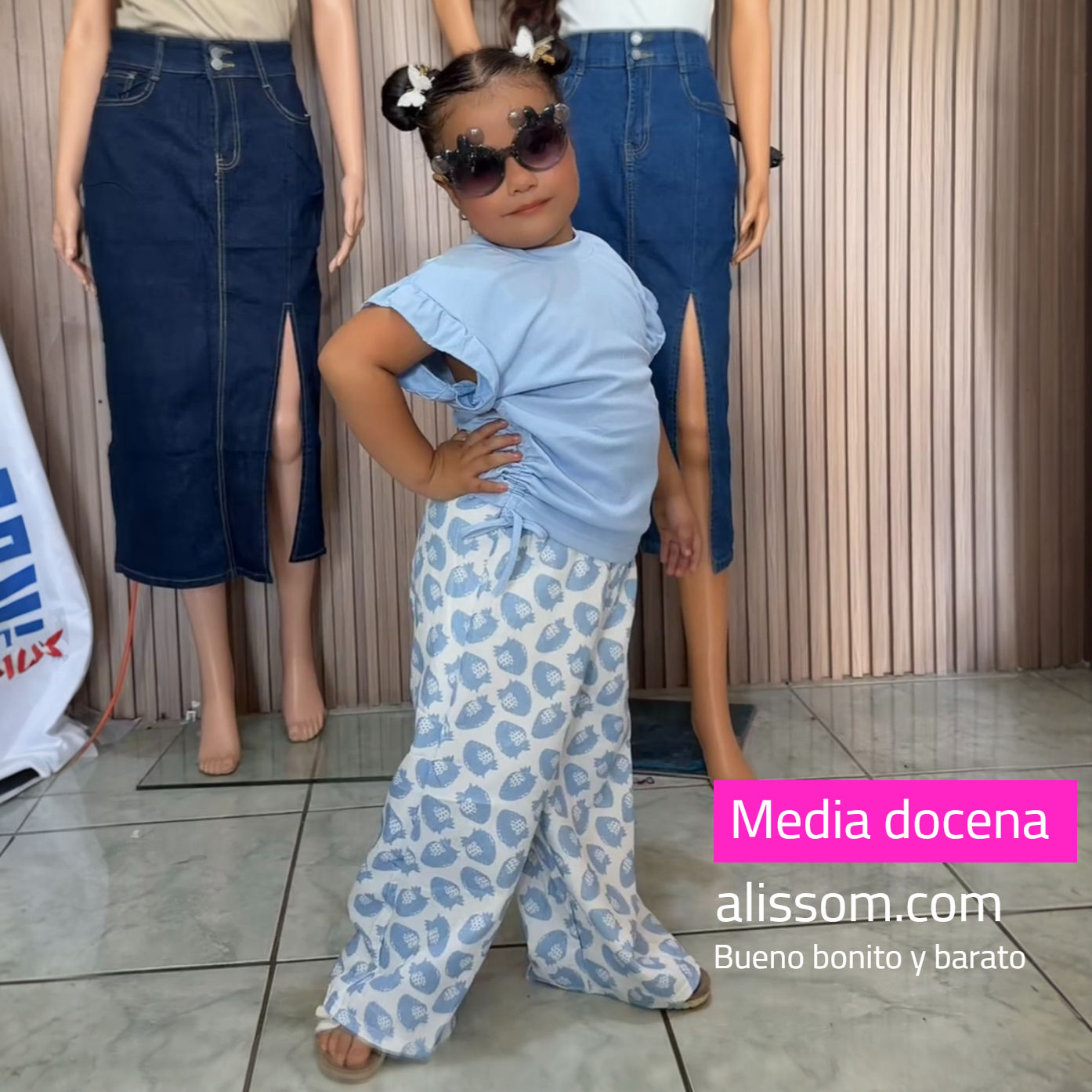 XA471- Media docena conjunto de pantalón y blusa niñ
