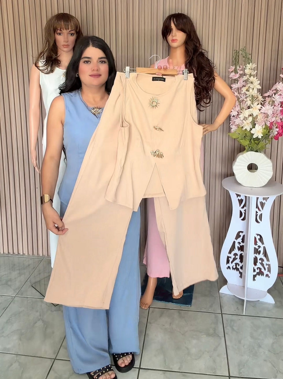 Thumbnail: 77-conjunto de pantalón y chaleco 