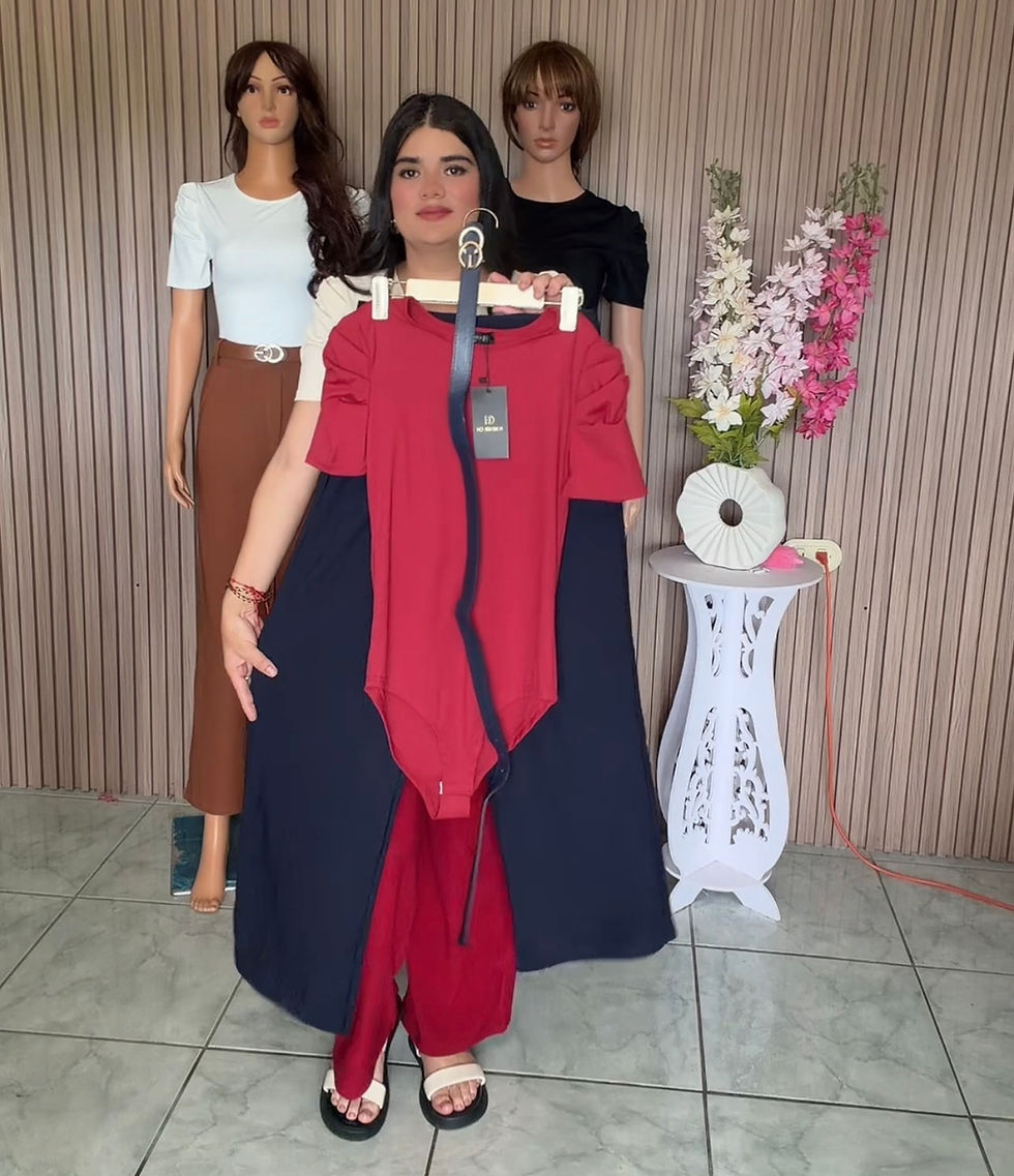 Miniatura: 7466/121 conjunto de palazo y blusa