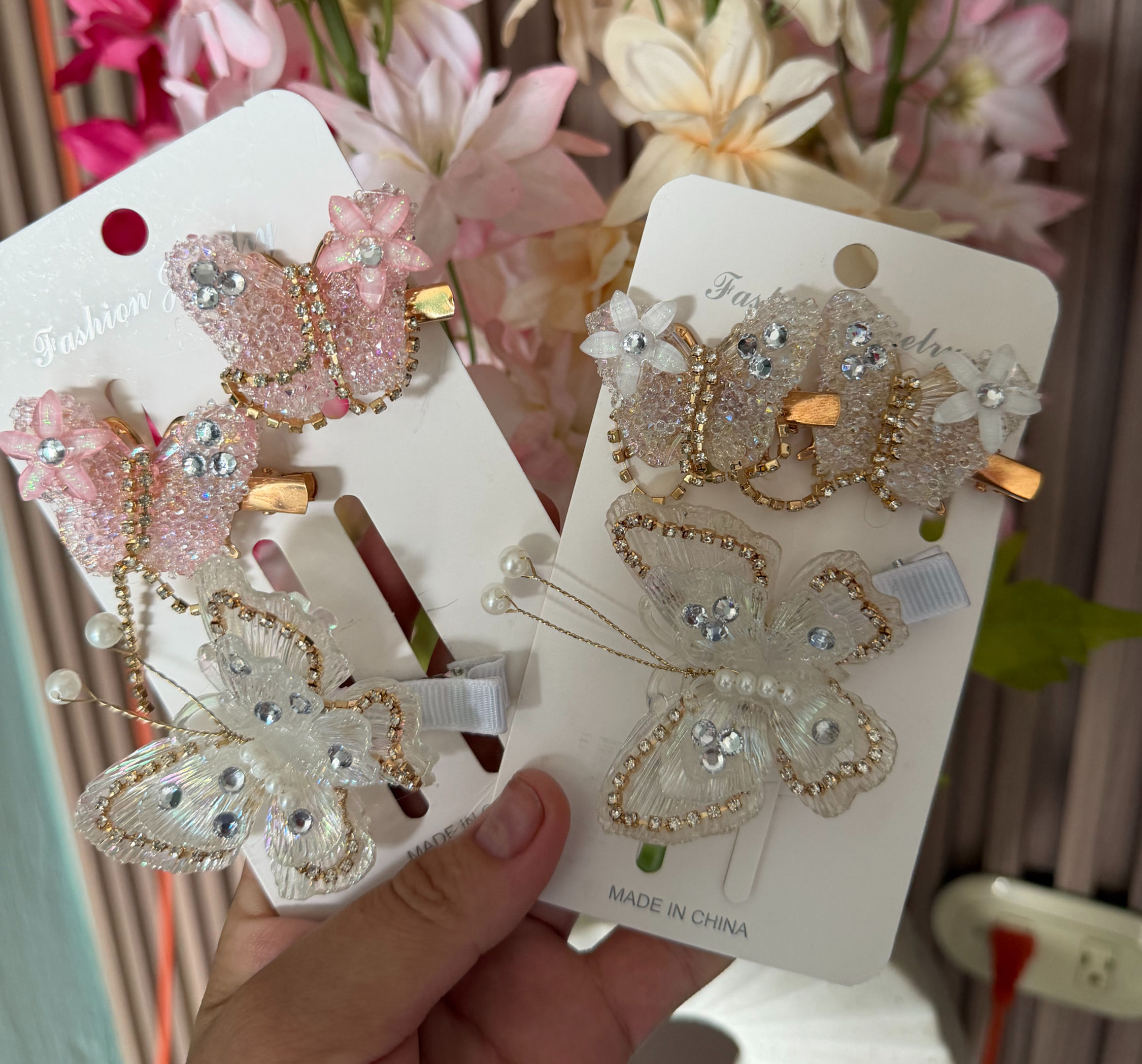 NO.22074M Gancho de 3 mariposas