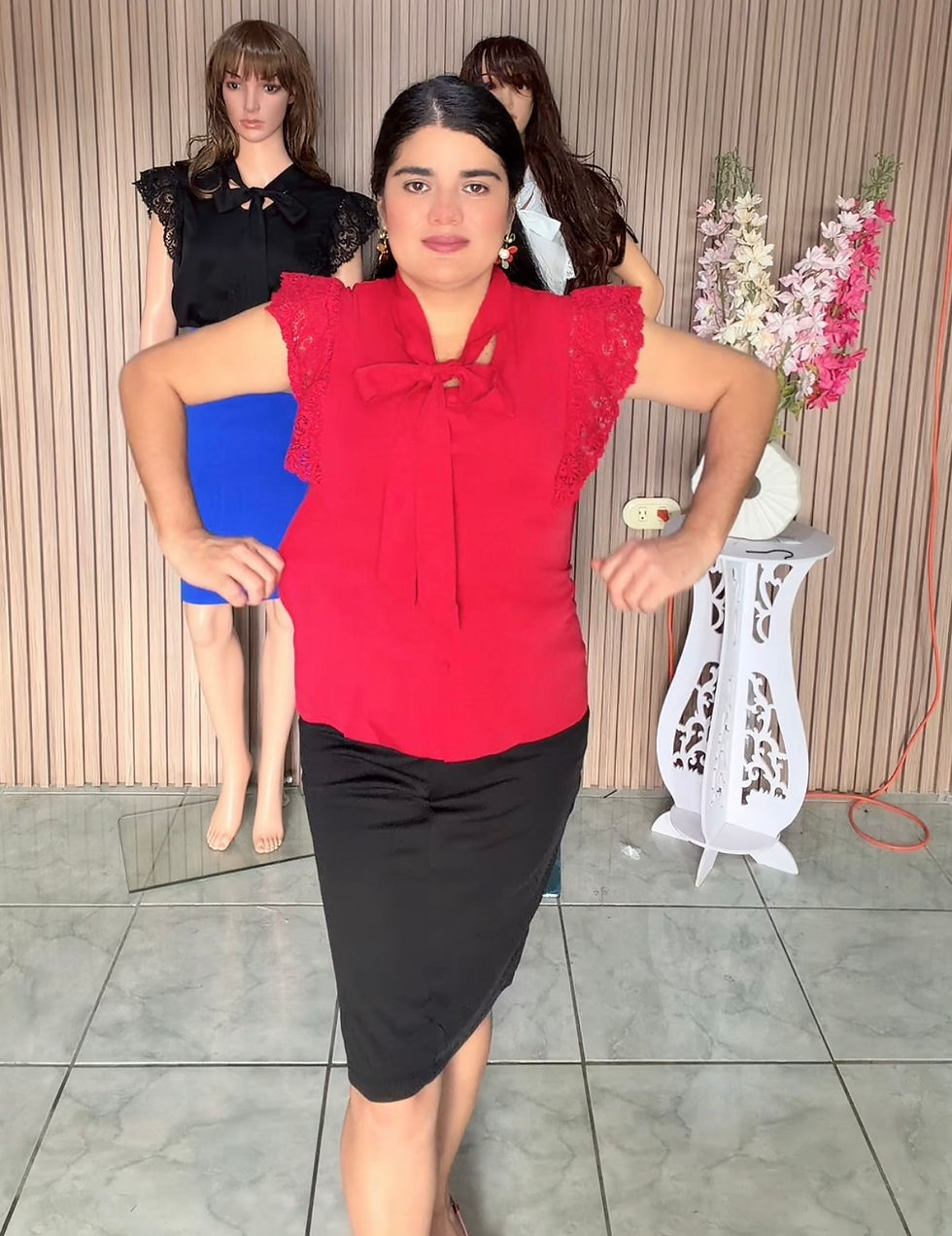 Miniatura: F-630 conjunto de falda y blusa