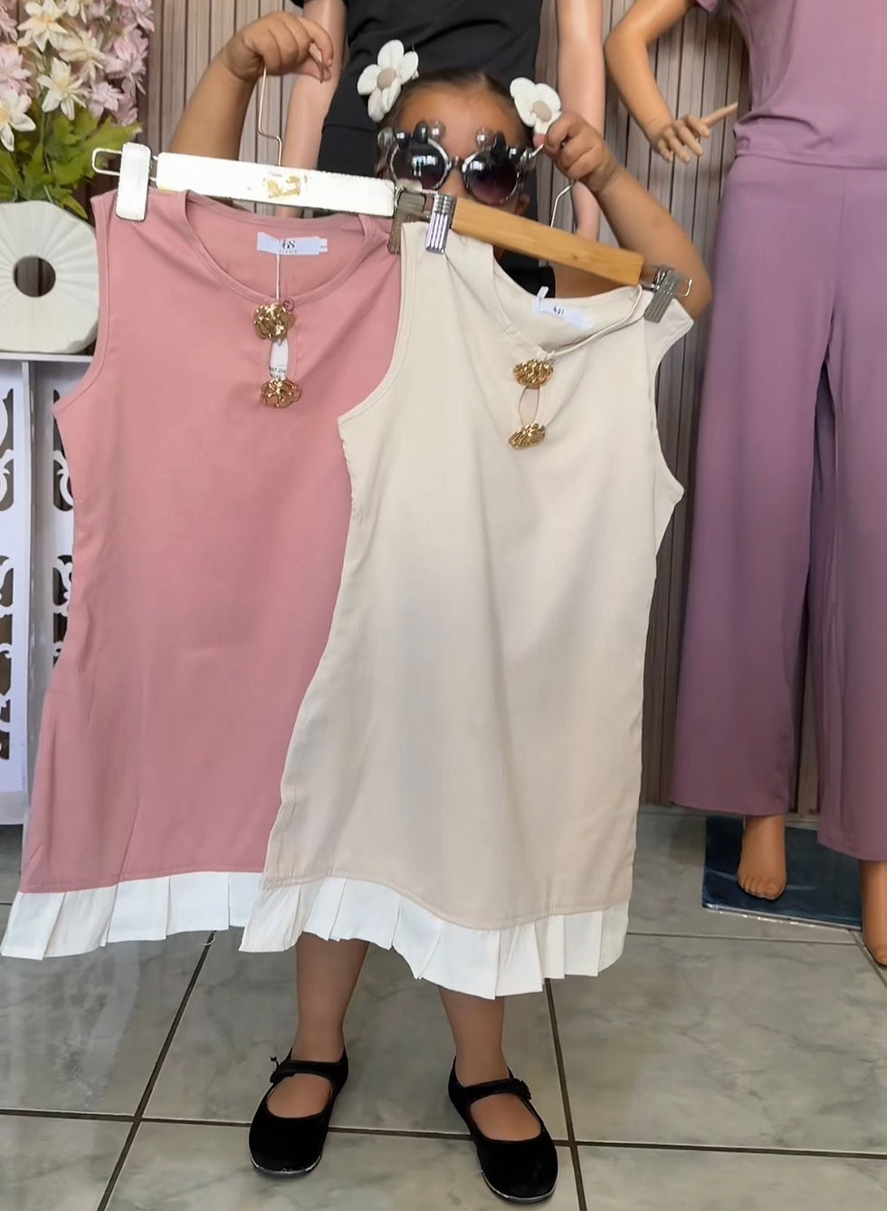 Thumbnail: Z0486 vestido niña elegante 