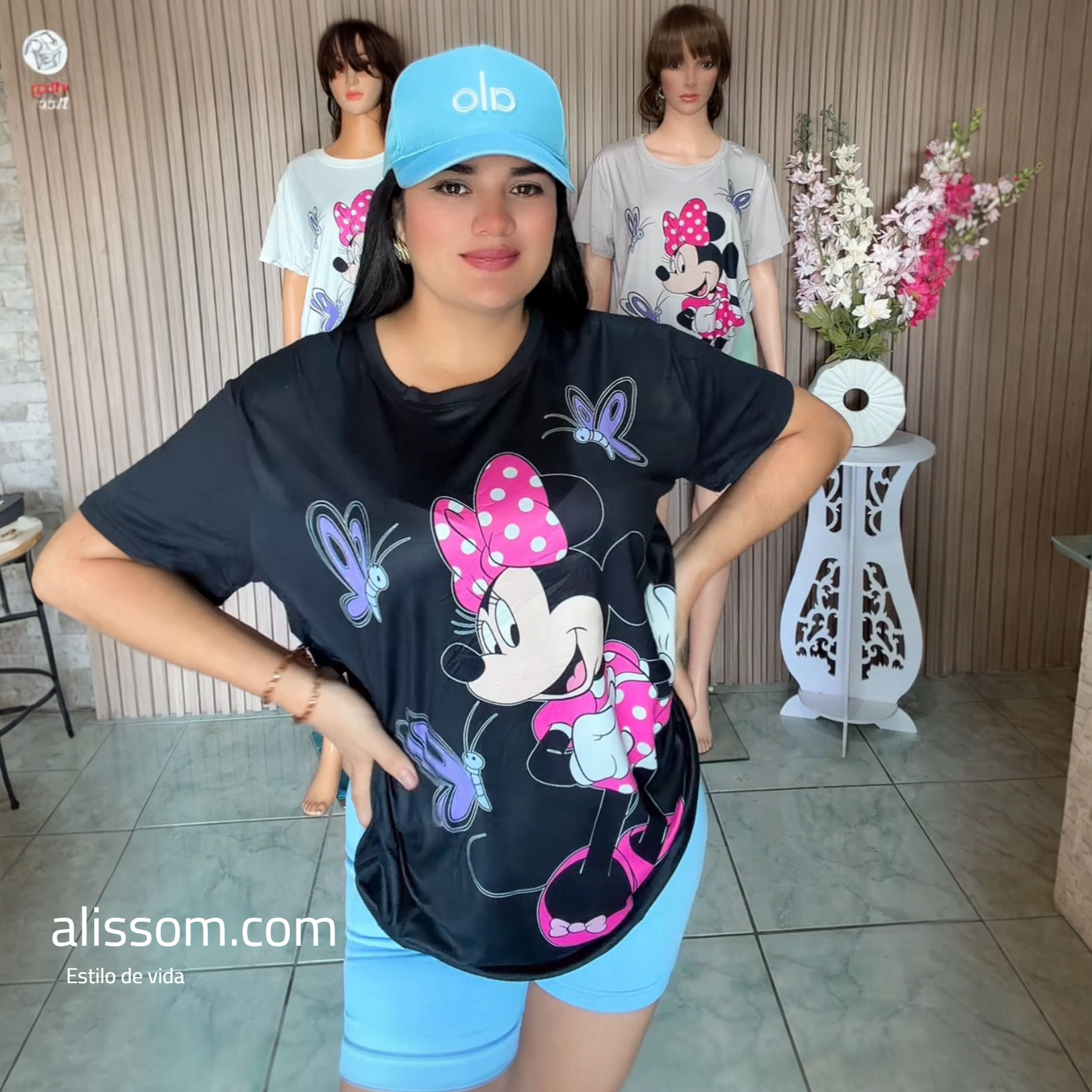 DK628-Conjunto short y blusa minie