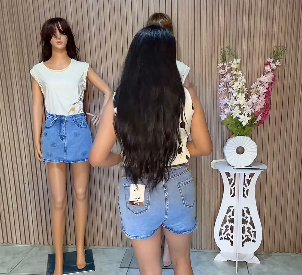 Miniatura: 5626 Media docena short de lona dama 