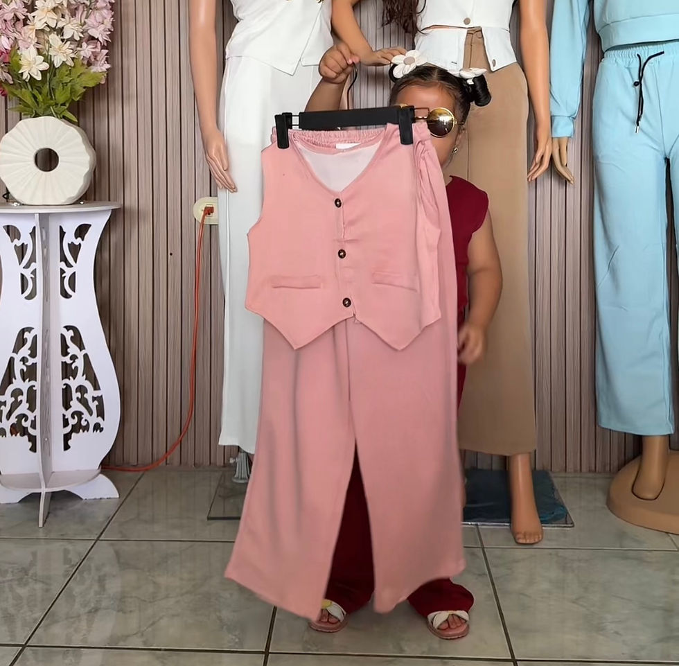 Thumbnail: XYJ031 Comjunto de pantalón y chaleco 