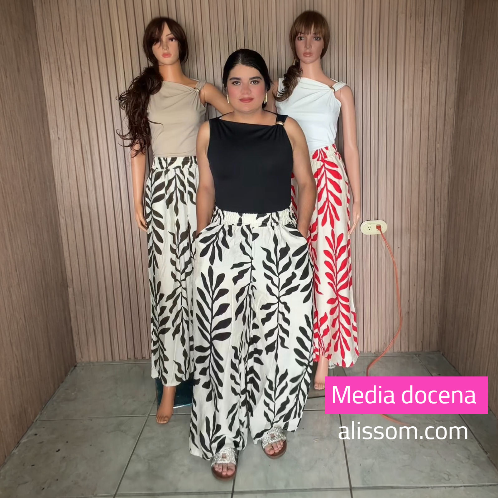 85 Media docena conjunto de pantalón y body