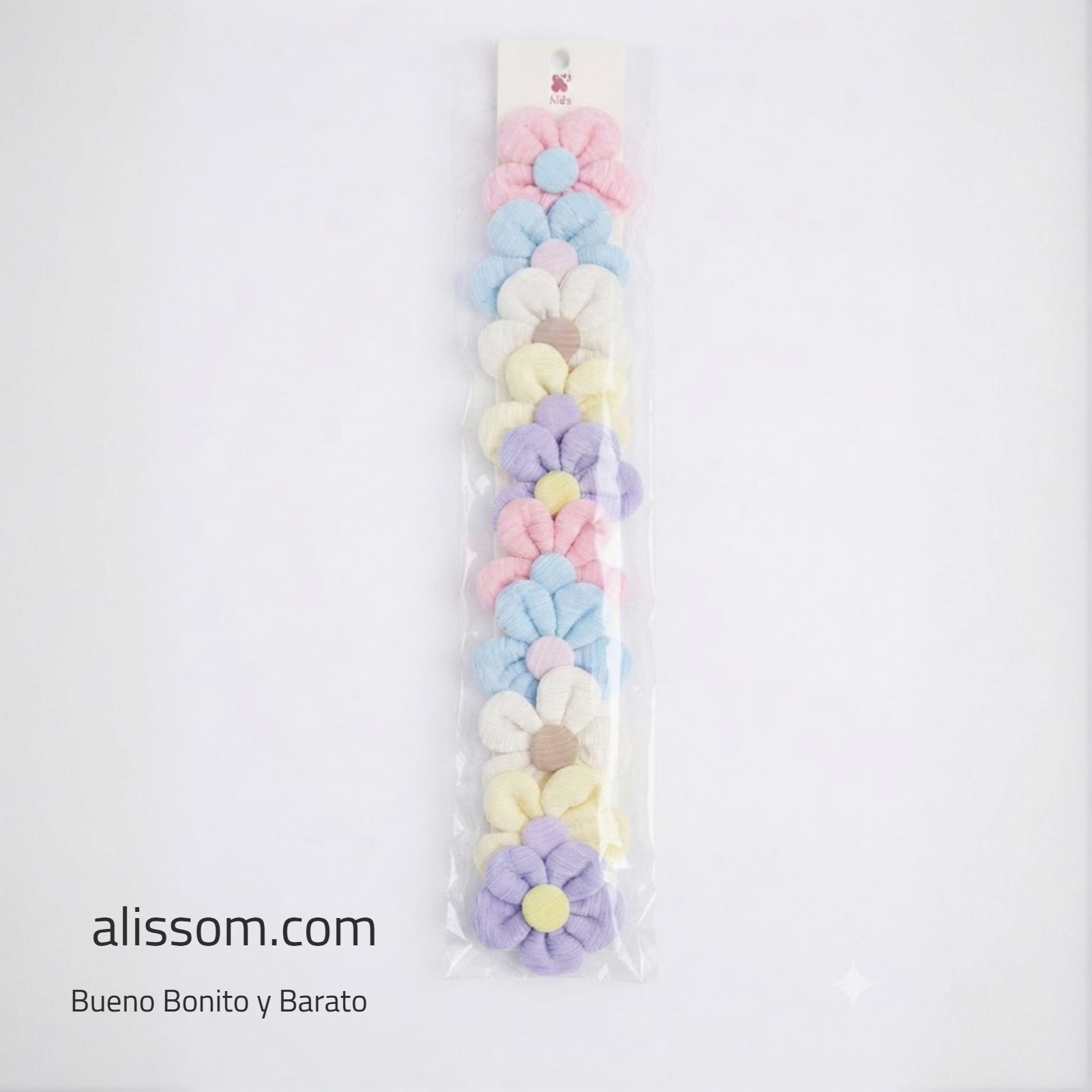 HY2267 pinza para cabello flor de tela