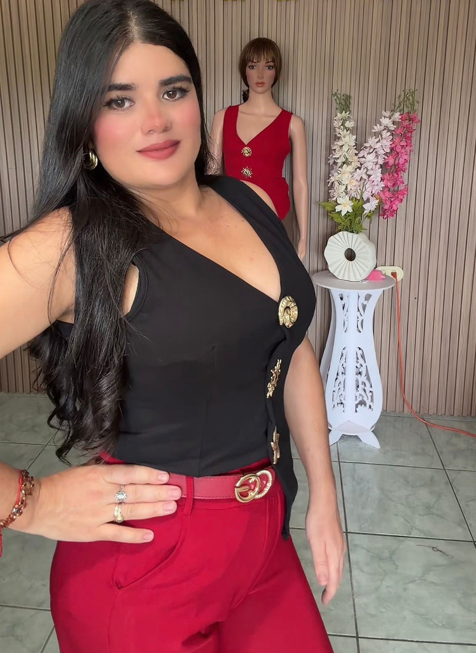 Thumbnail: Qs-1527/7466 conjunto pantalón. Y blusa 