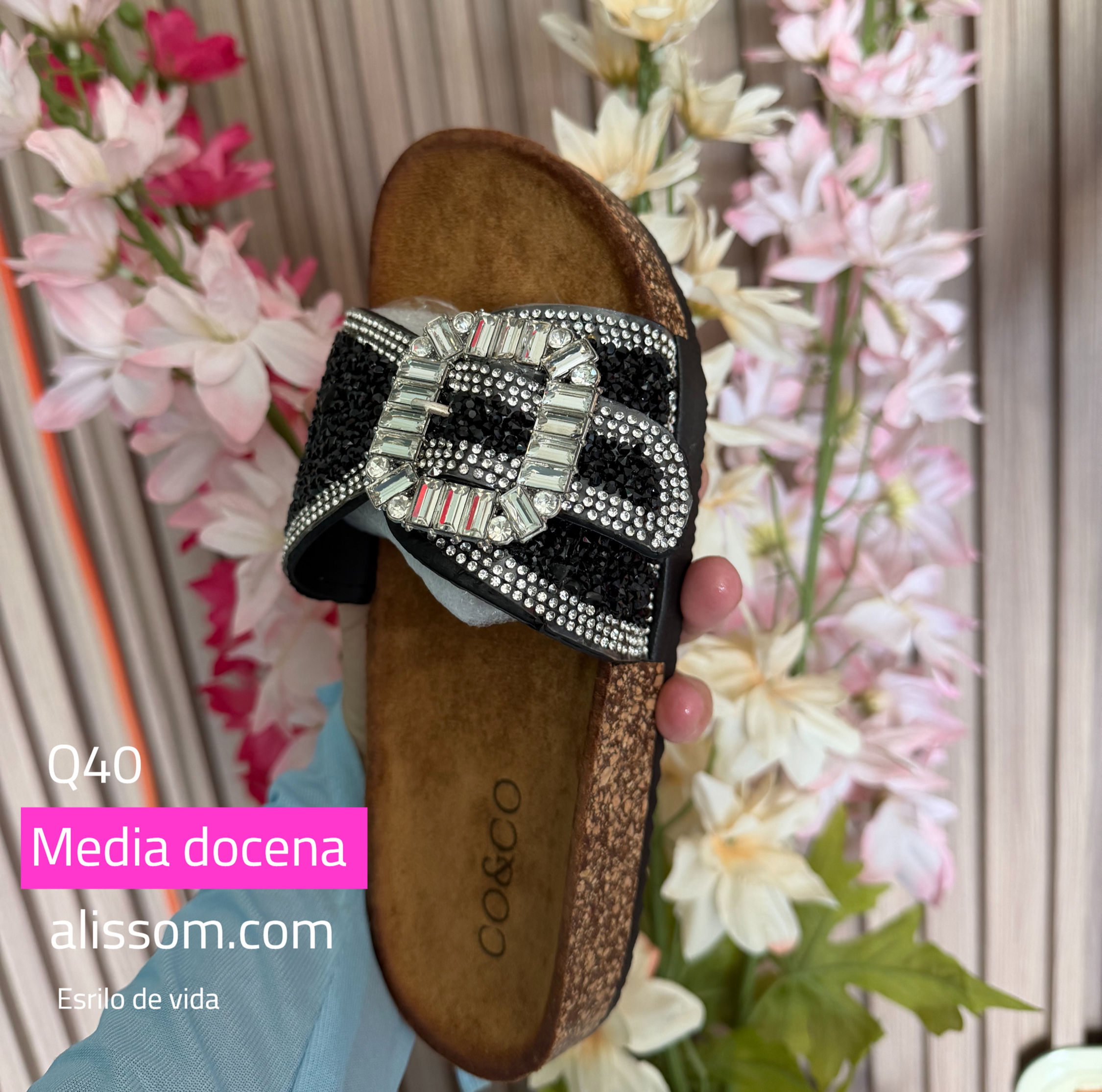 GJ-95- Media docena sandalia con cincho