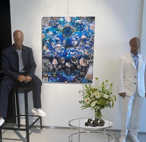 Domano showroom art on loan