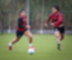 Emily Lima comandou um treinamento em campo reduzido para encerrar a semana de preparação das Brabas.