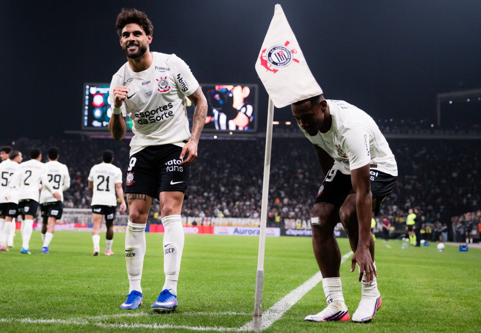 Yuri Alberto marca duas vezes, Corinthians vence o Remo e sobe no Brasileirão.