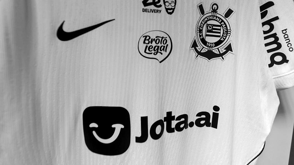 Corinthians confirma Jota.ai como patrocinadora máster e receberá R$ 1 milhão contra o Internacional