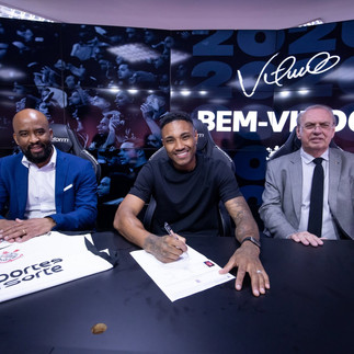 Corinthians fecha contrato com atacante Vitinho até 2026. Foto: Rodrigo Coca/Agência Corinthians