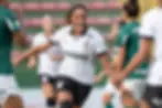Gabi Nunes comemora gol do Corinthians sobre o Palmeiras.