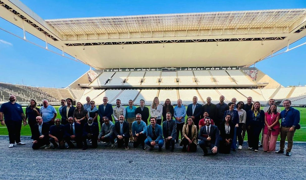 Visita faz parte do cronograma para o planejamento da Copa do Mundo Feminina da FIFA 2027™️.