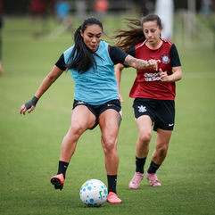 Brabas seguem preparação para o clássico diante do Santos, pela 15ª rodada do Campeonato Brasileiro Feminino