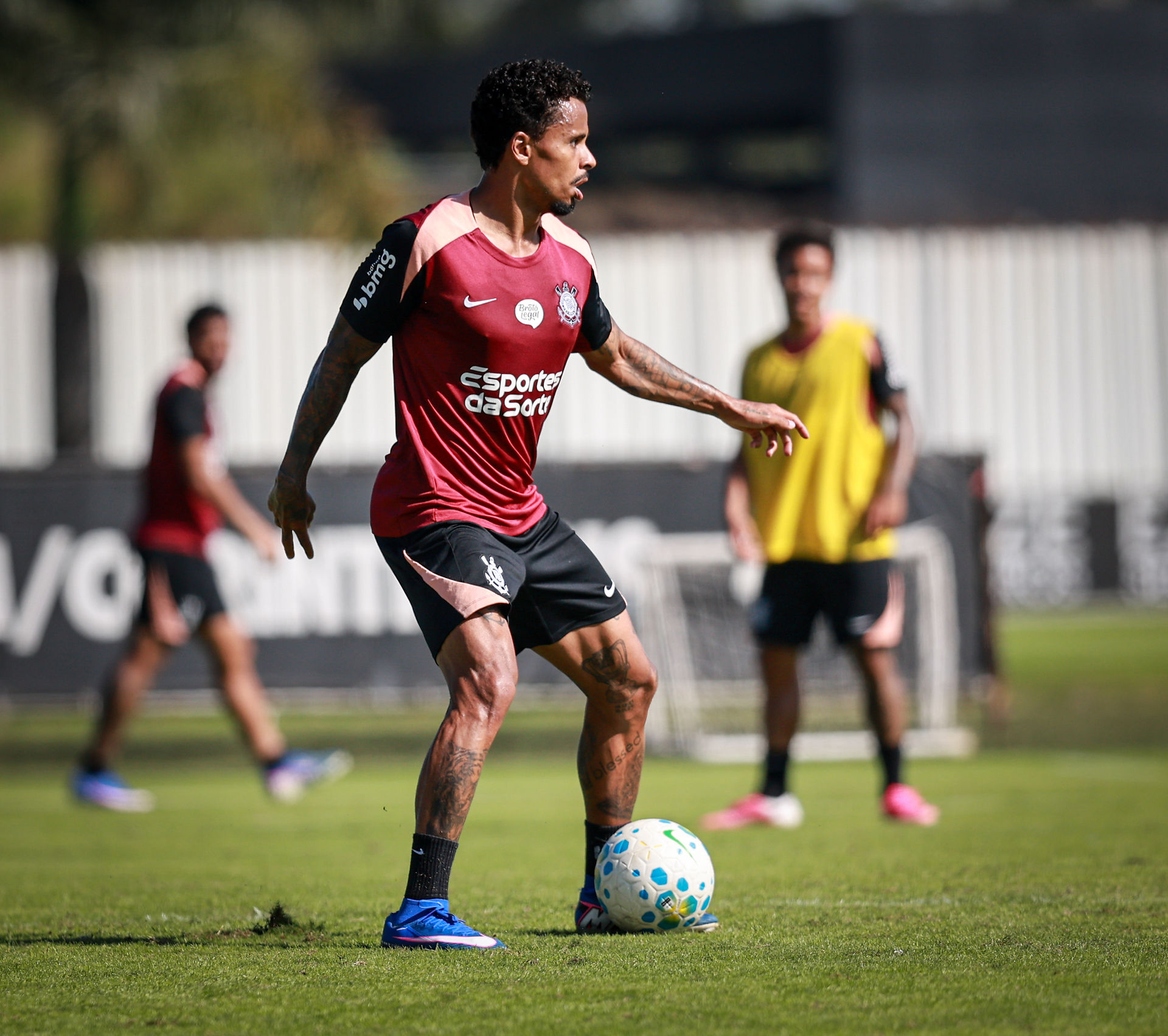 Treino da manhã desta terça-feira (30/06/2026), no CT Dr. Joaquim Grava. — Rodrigo Gazzanel/Agência Corinthians