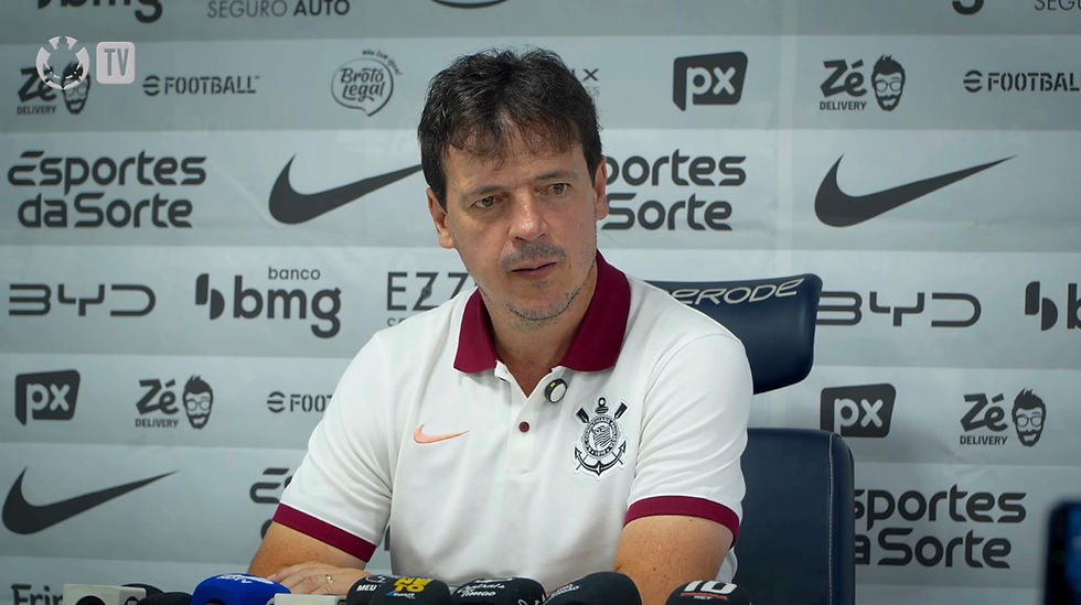 Coletiva de Fernando Diniz após vitória na Copa do Brasil.