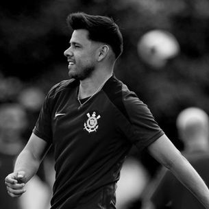 Ángel Romero durante a pré-temporada corinthiana.