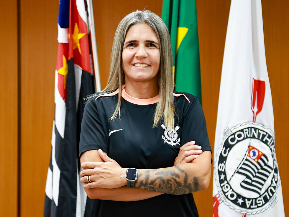 Emily Lima é a nova treinadora do Corinthians Feminino.