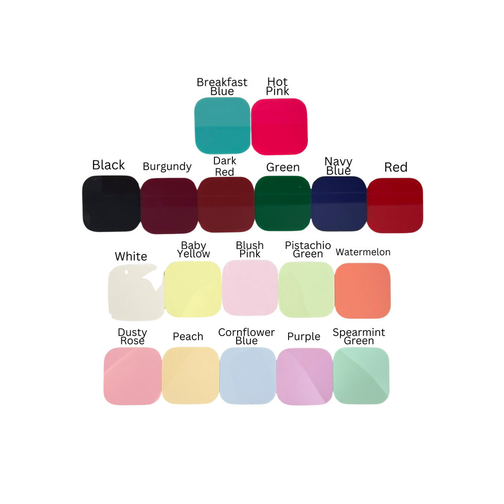 Thumbnail: Two Color Acrylic Name