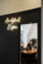 Analytical engine neon light in ADA Digital HQ