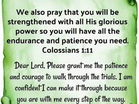 Endurance & Patience...βπΎ