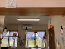 ハロウィン飾りつけ