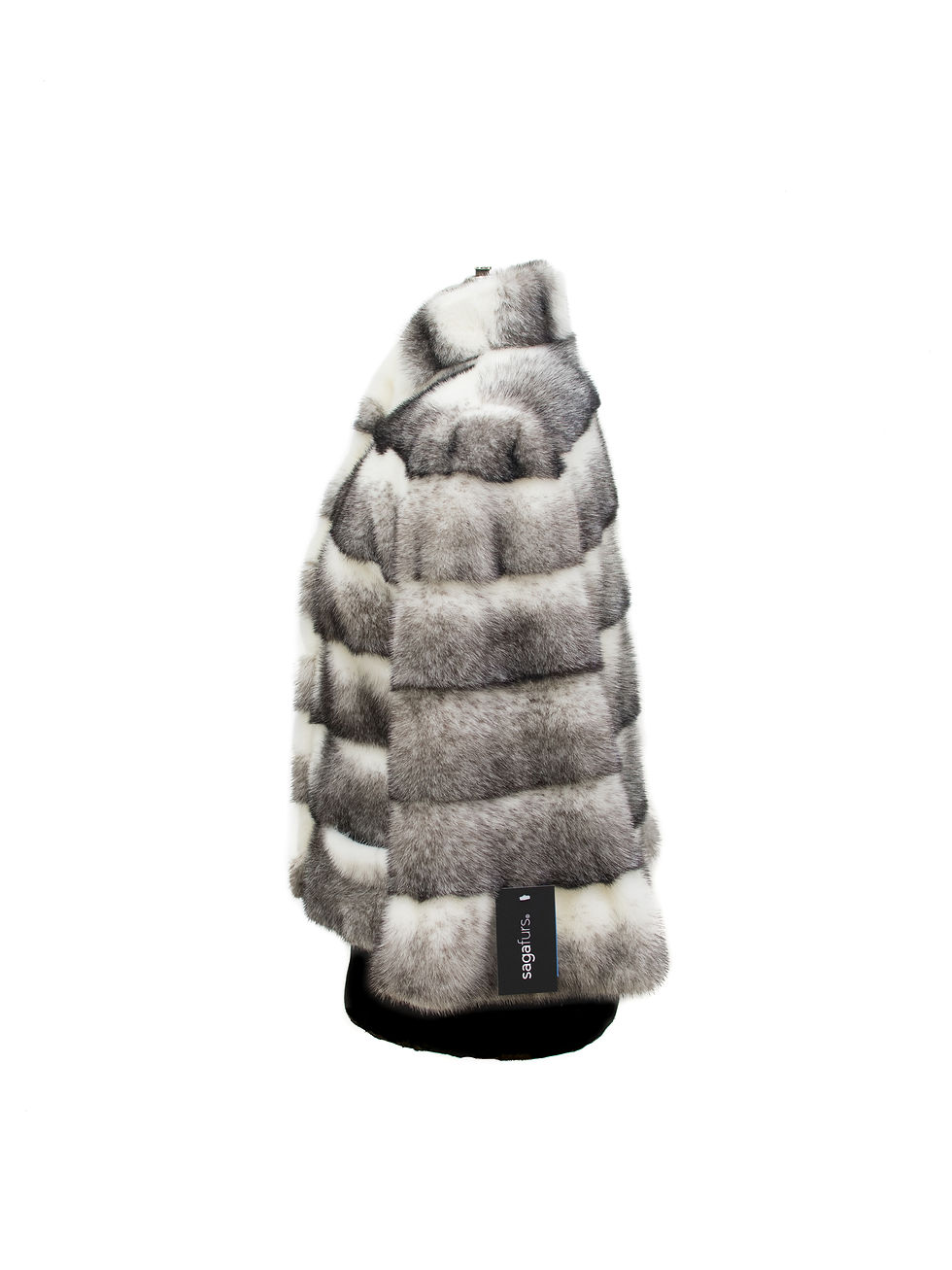 Thumbnail: Black cross mink jacket. Code 48