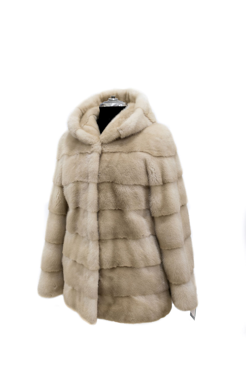 Thumbnail: Palomino hooded mink jacket. Code 32