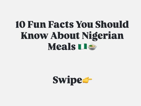 🥘 10 Fun Facts You Should Know About Nigerian Meals | Taste of Home Blog