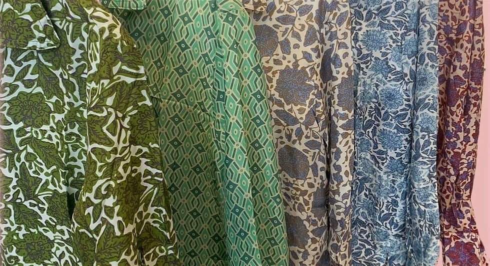 Miniatura: camicia di seta indiana