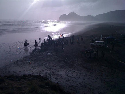 On set Avalon High for Disney in NZ.