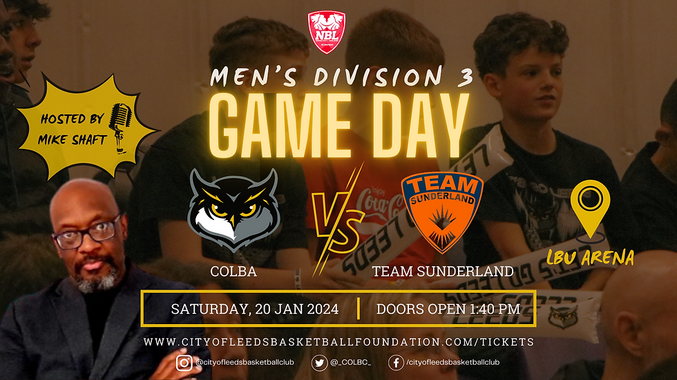 Division 3 Men vs Team Sunderland