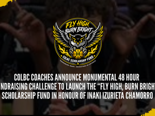 COLBC COACHES ANNOUNCE MONUMENTAL 48 HOUR FUNDRAISING CHALLENGE