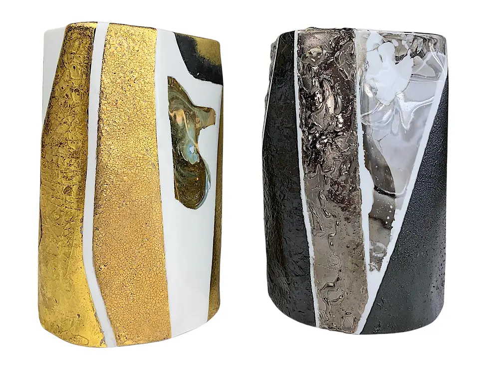 Thumbnail: ABBela Hand-Painted Porcelain Vase