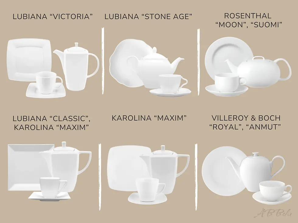 Thumbnail: TABLEWARE SET - ELEGANT BLACK