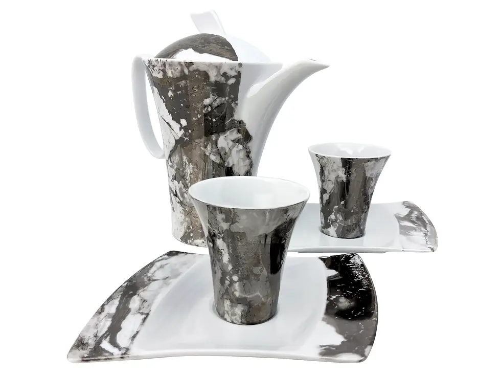 Thumbnail: TABLEWARE SET - BLACK LUSTER “DEPTH POWER AND GRACE”