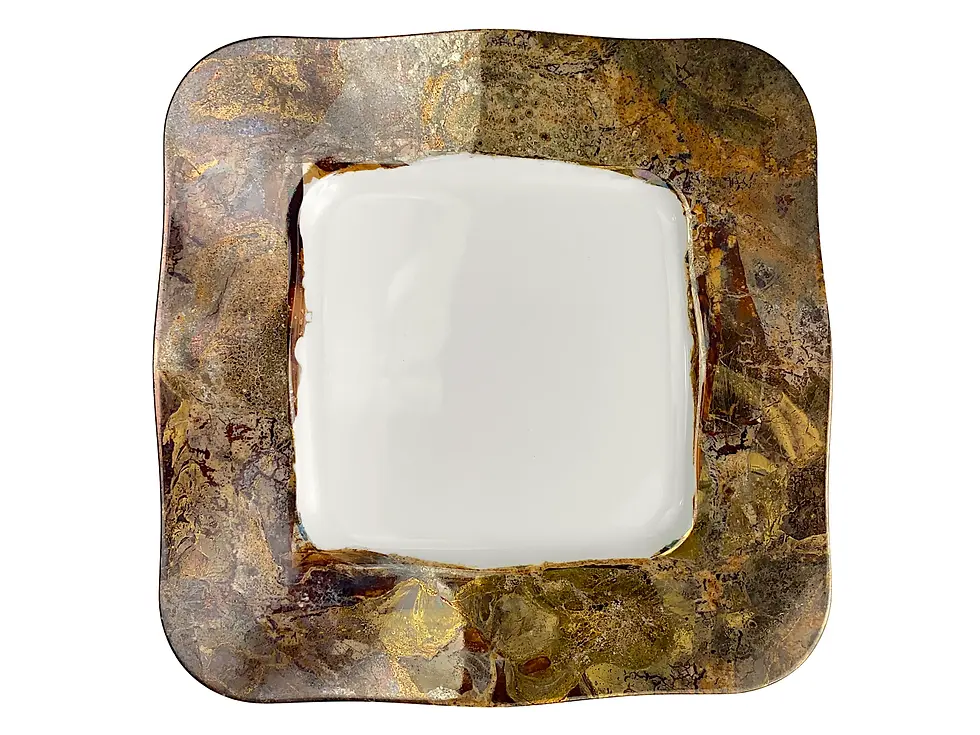 Thumbnail: TABLEWARE SET - GOLD AND SEPIA “OLD MONEY”