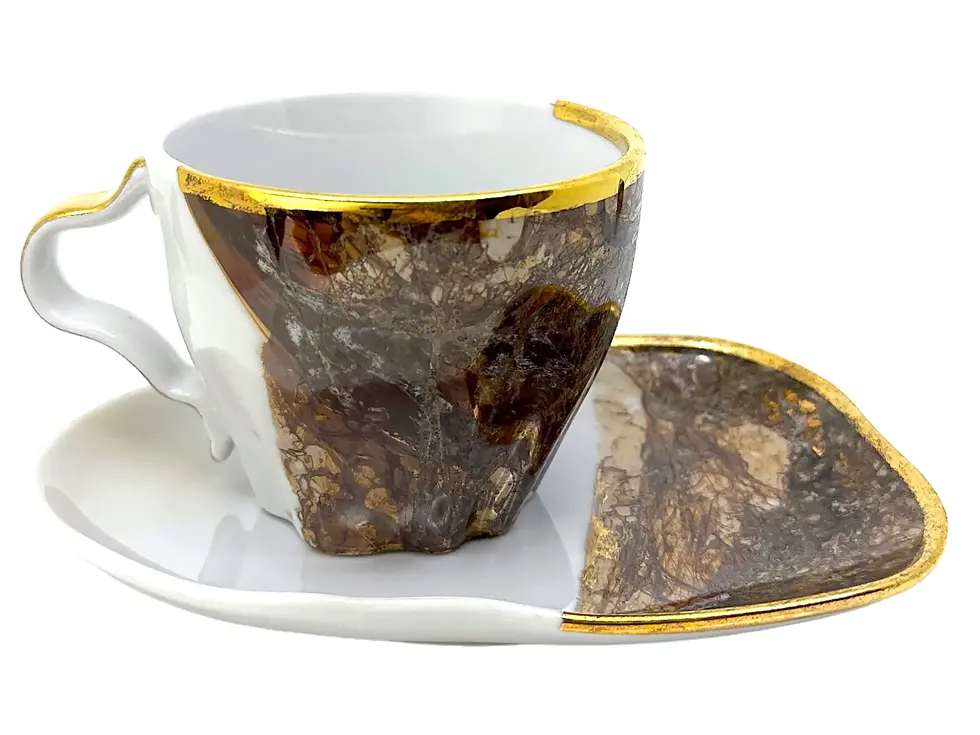 Thumbnail: TABLEWARE SET - SEPIA “BEAUTIFUL MEMORIES”