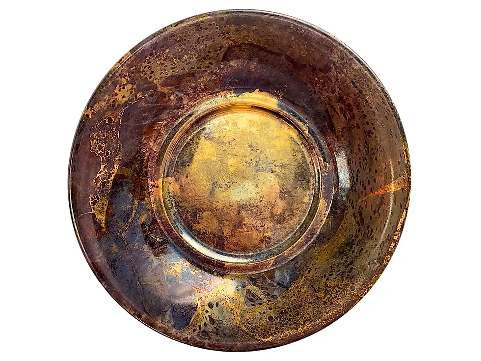 Thumbnail: TABLEWARE SET - GOLD AND SEPIA “OLD MONEY”