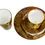 Thumbnail: TABLEWARE SET — GOLD AND SEPIA “OLD MONEY”